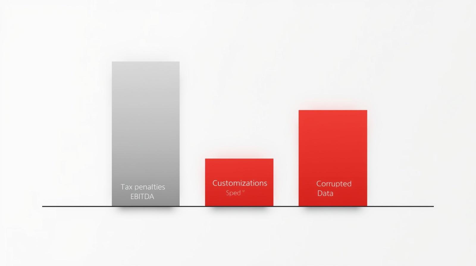 Impacto da Dívida Técnica e Dados Corrompidos no EBITDA Anual